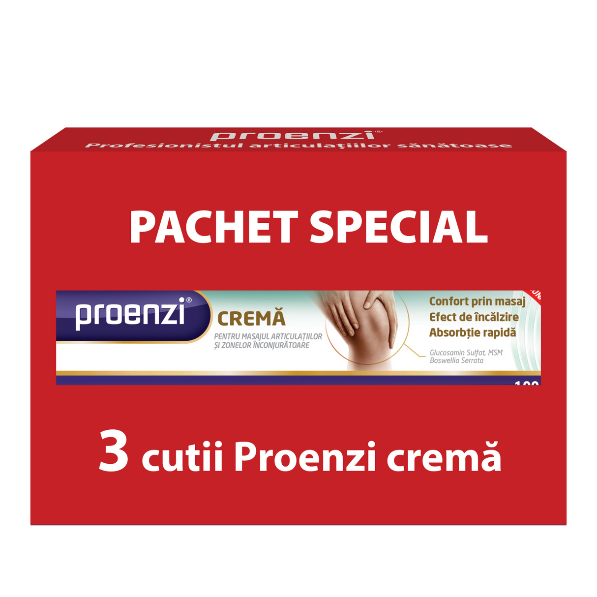 Pachet Crema Proenzi, 3 x 100ml, Walmark
