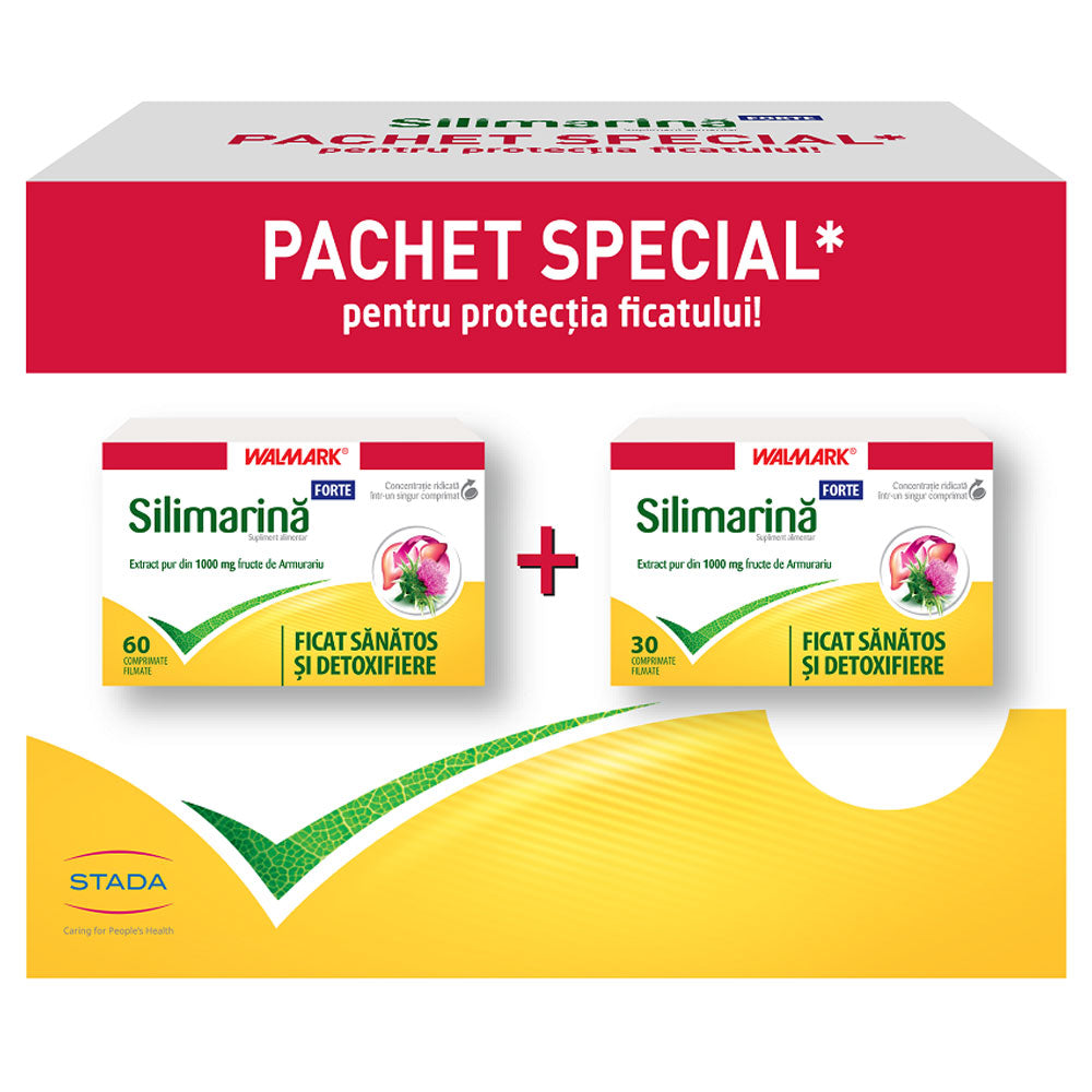 Pachet Silimarina Forte, 60 + 30 Comprimate, Walmark