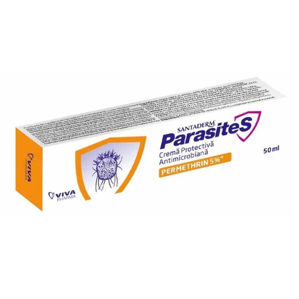 Crema ParasiteS Santaderm, 50ml, Viva Pharma