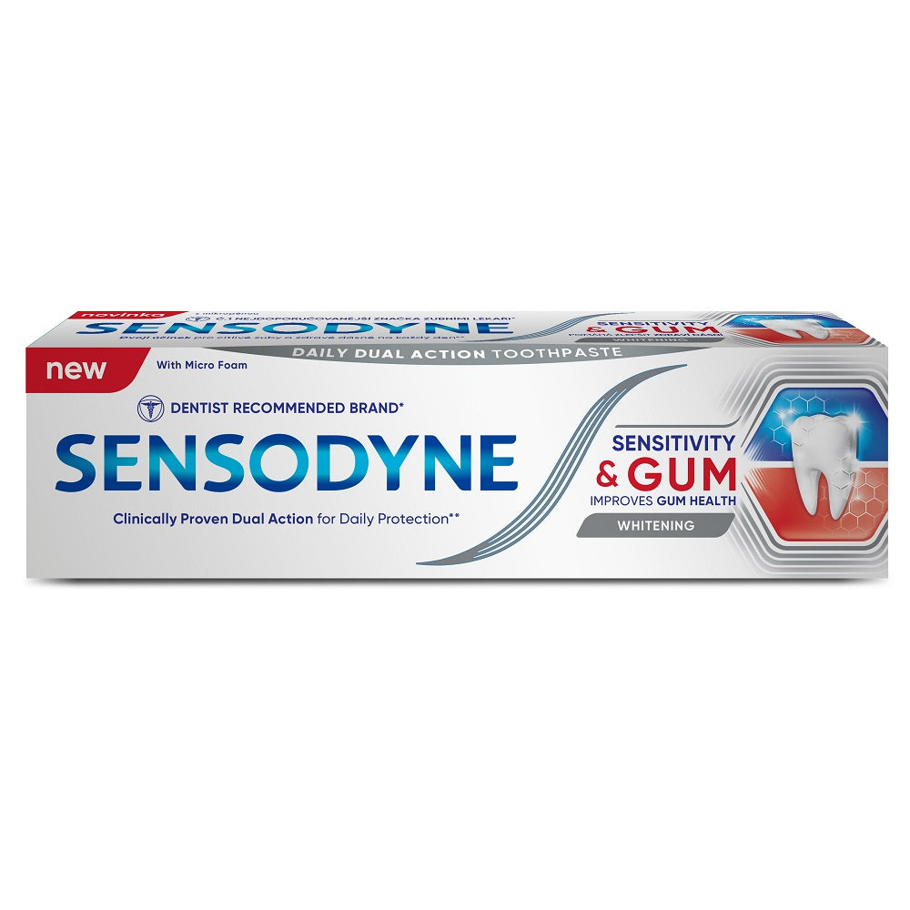 Pasta de dinti Sensitivity & Gum Whitening, 75ml, Sensodyne