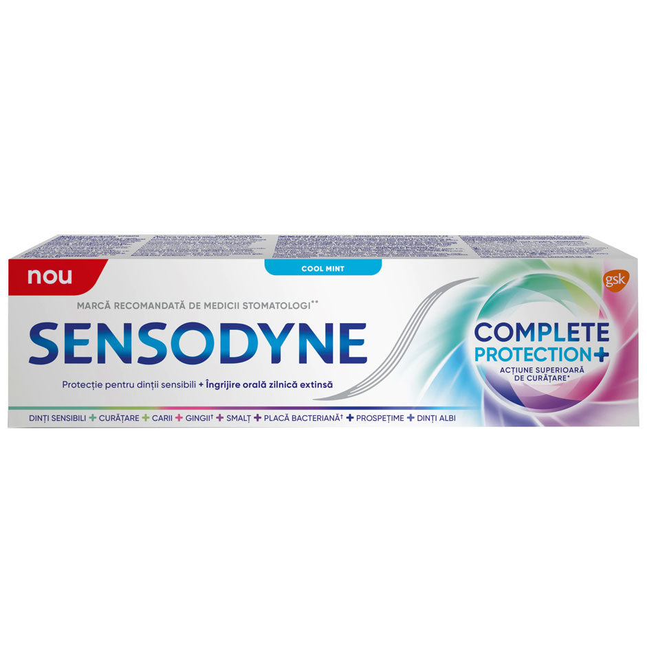 Pasta de dinti Complete Protection, Cool Mint, 75ml, Sensodyne
