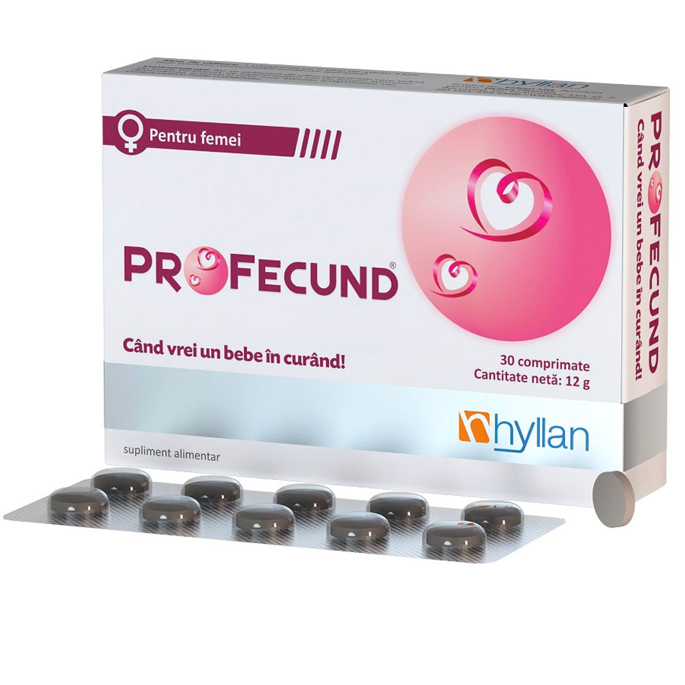 Profecund, 30 Comprimate, Hyllan Pharma