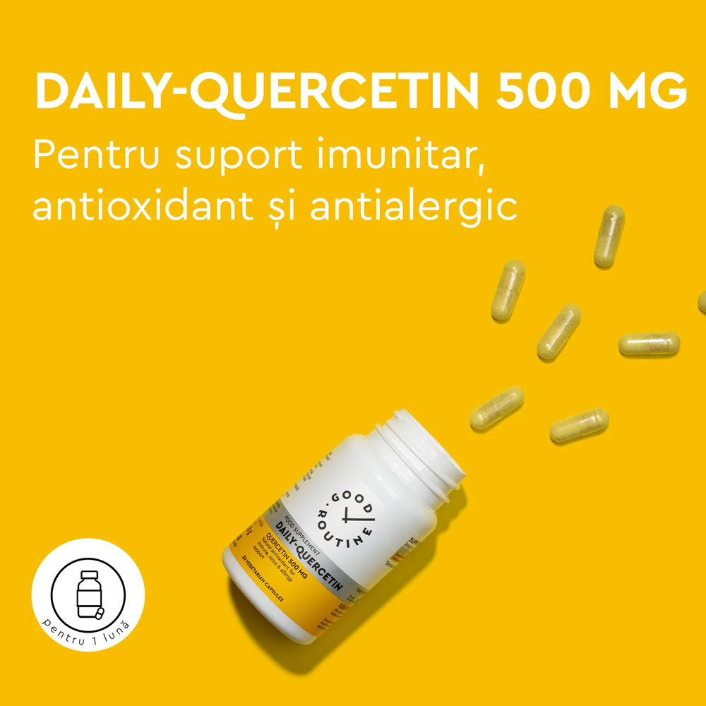 Good Routine Daily Quercetin 500mg, 30 Capsule Vegetale, Secom