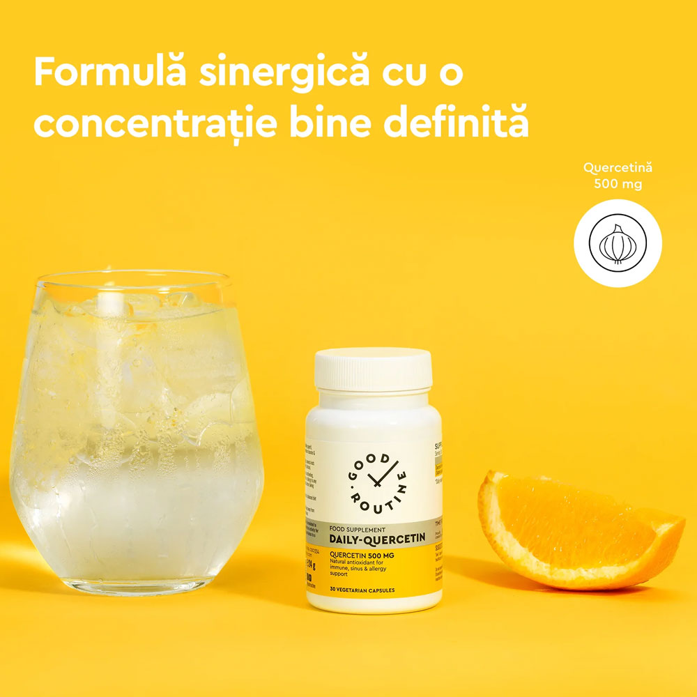 Good Routine Daily Quercetin 500mg, 30 Capsule Vegetale, Secom