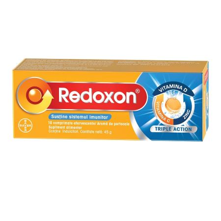 Redoxon Triple Action, 10 Capsule Efervescente