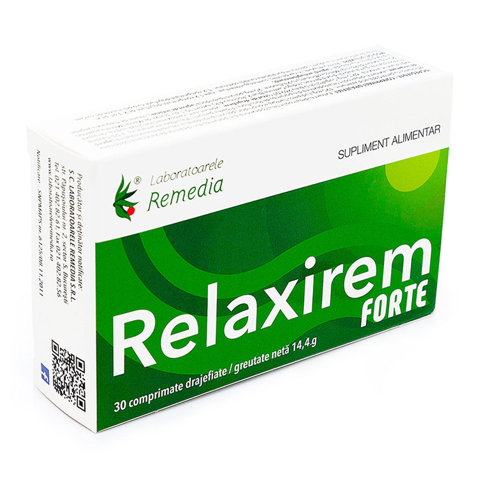 Relaxirem Forte, 30 Capsule, Laboratoarele Remedia