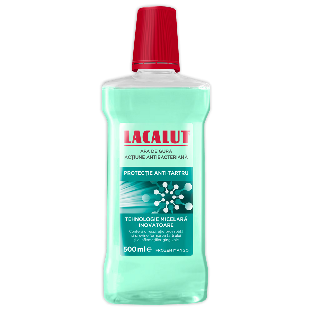 Apa de gura micelara protectie anti-tartru Lacalut, 500ml