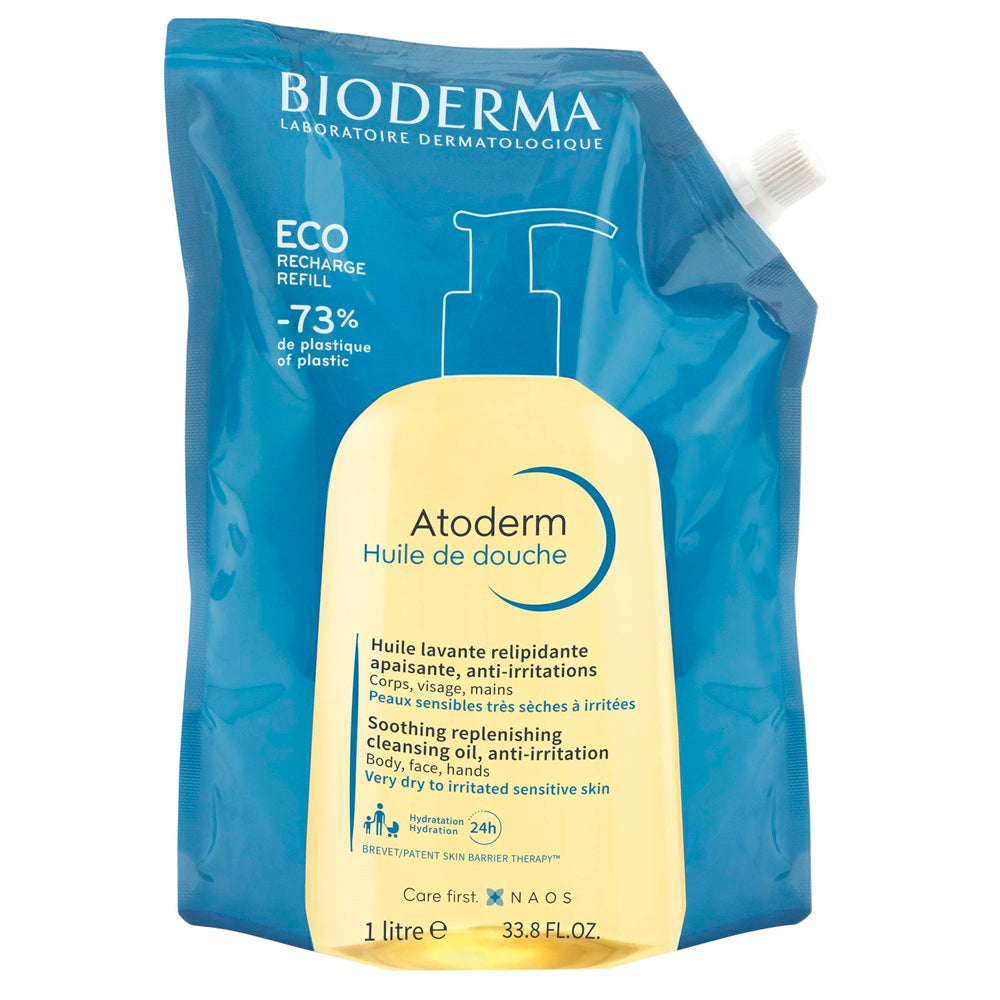 Rezerva eco ulei de dus Atoderm, 1000ml, Bioderma