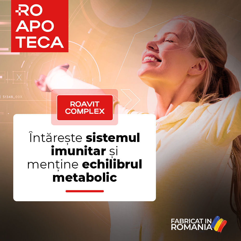 ROAVIT COMPLEX - Complex premium de vitamine si minerale pentru energie, imunitate si vitalitate zilnica