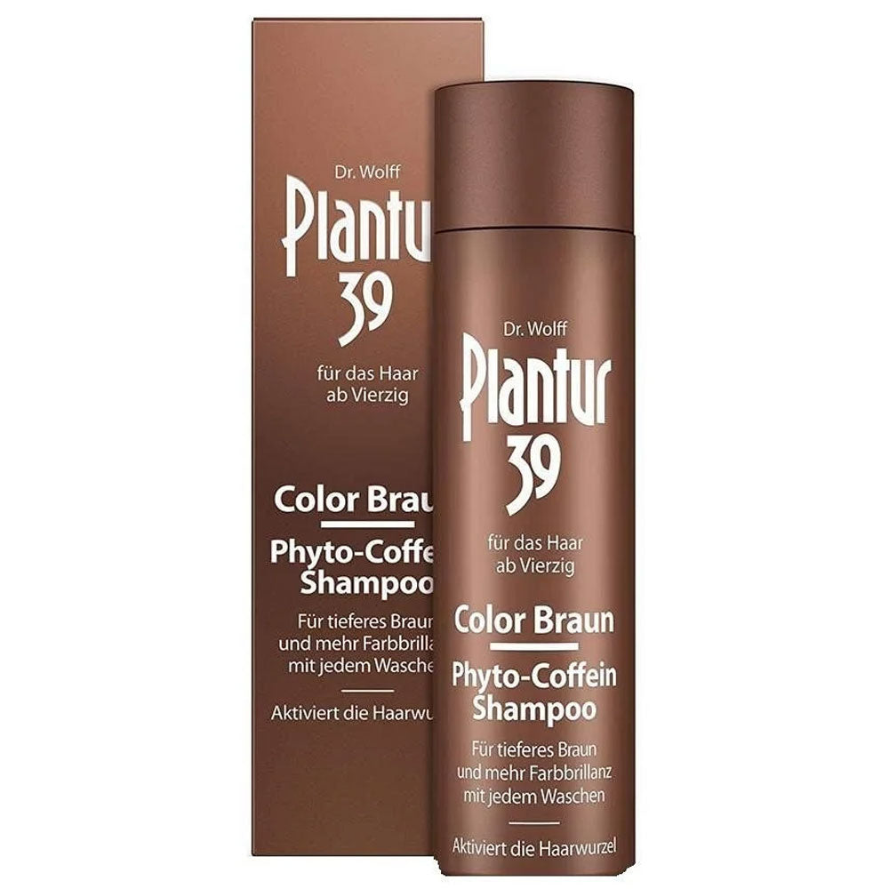 Sampon colorant Color Brown Phyto-Caffeine Plantur 39, 250ml, Dr. Kurt Wolff