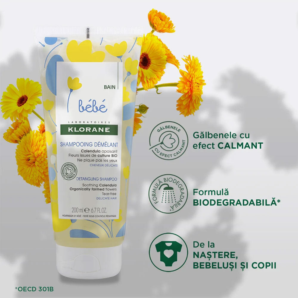 Sampon protector Klorane Bebe, 200ml