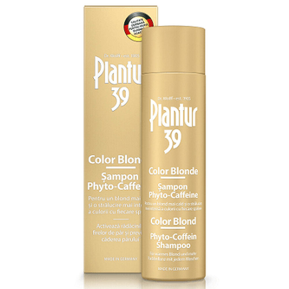 Sampon colorant Color Blonde Phyto-Caffeine Plantur 39, 250ml, Dr. Kurt Wolff