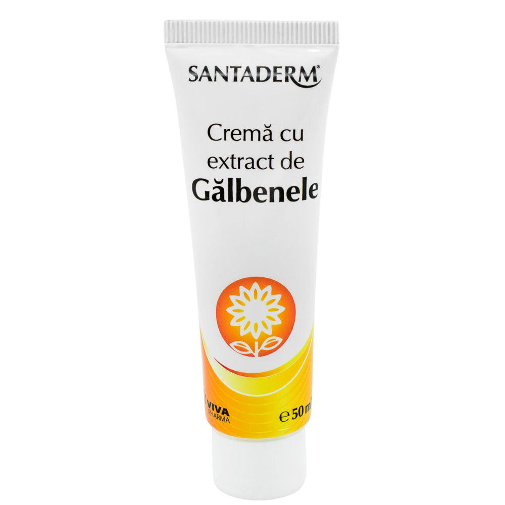 Crema Santaderm cu Galbenele, 50ml, Viva Pharma