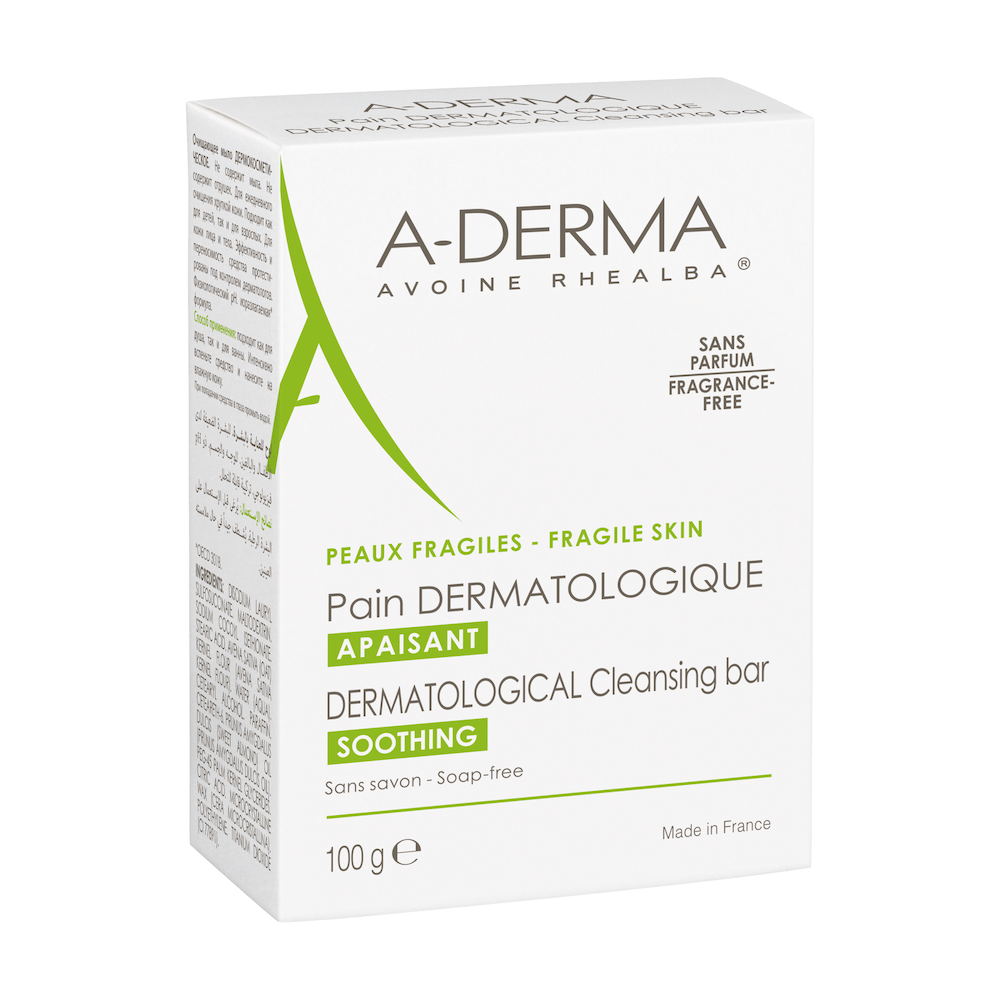 Sapun dermatologic pentru pielea fragila, 100 g, A-Derma