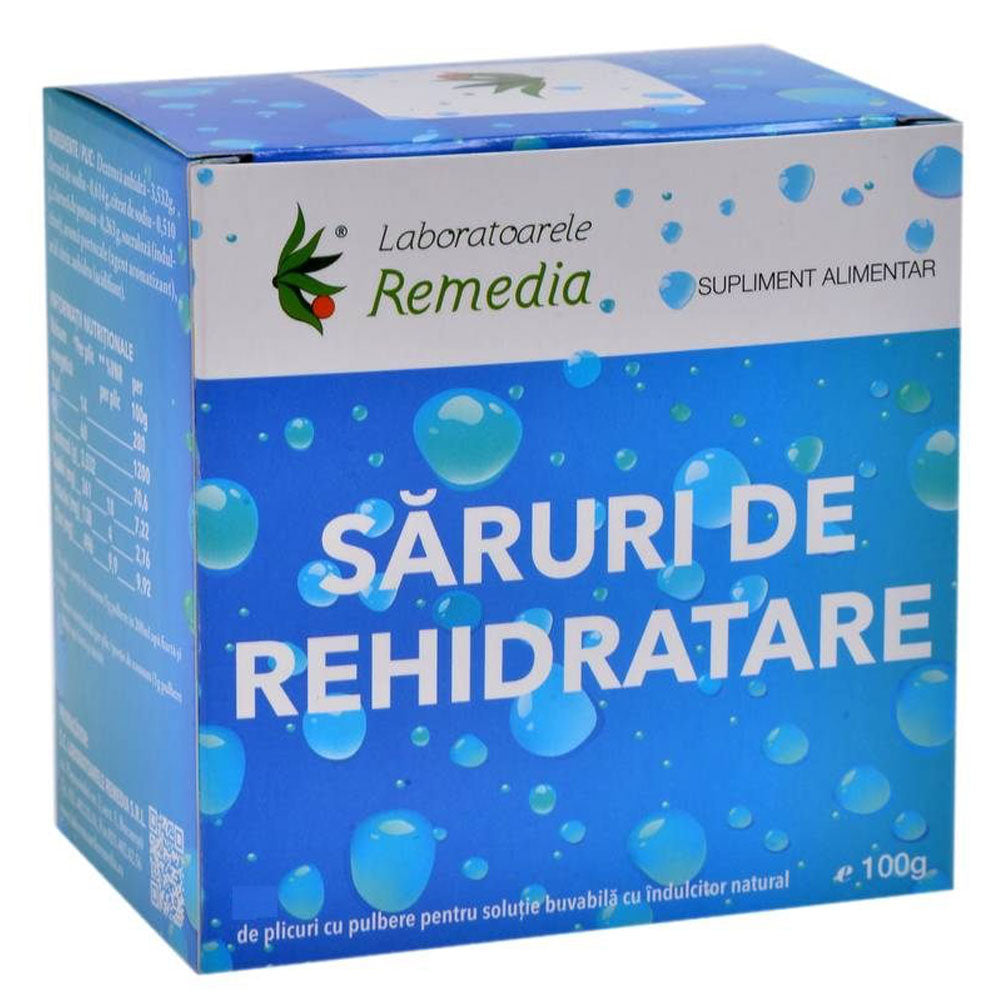 Saruri de rehidratare, 20 Plicuri, Laboratoarele Remedia