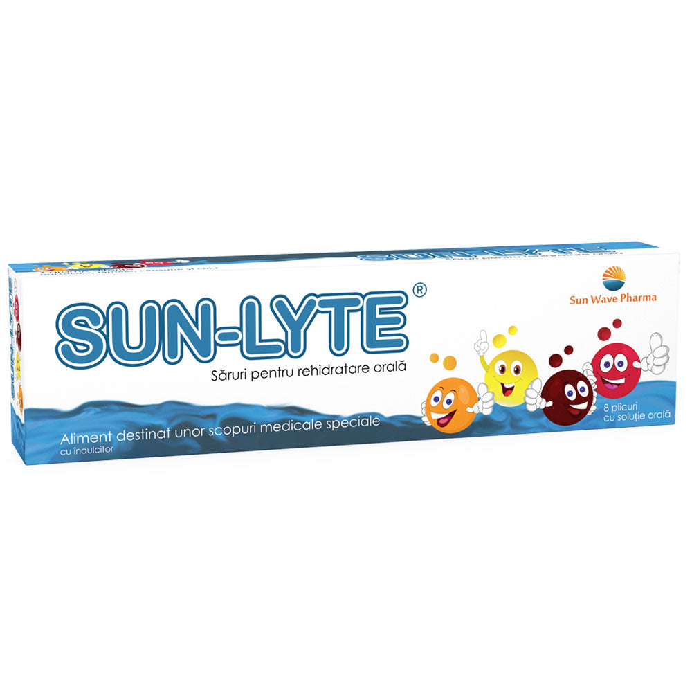 Saruri De Rehidratare Sun-Lyte, 8 Plicuri, Sun Wave Pharma