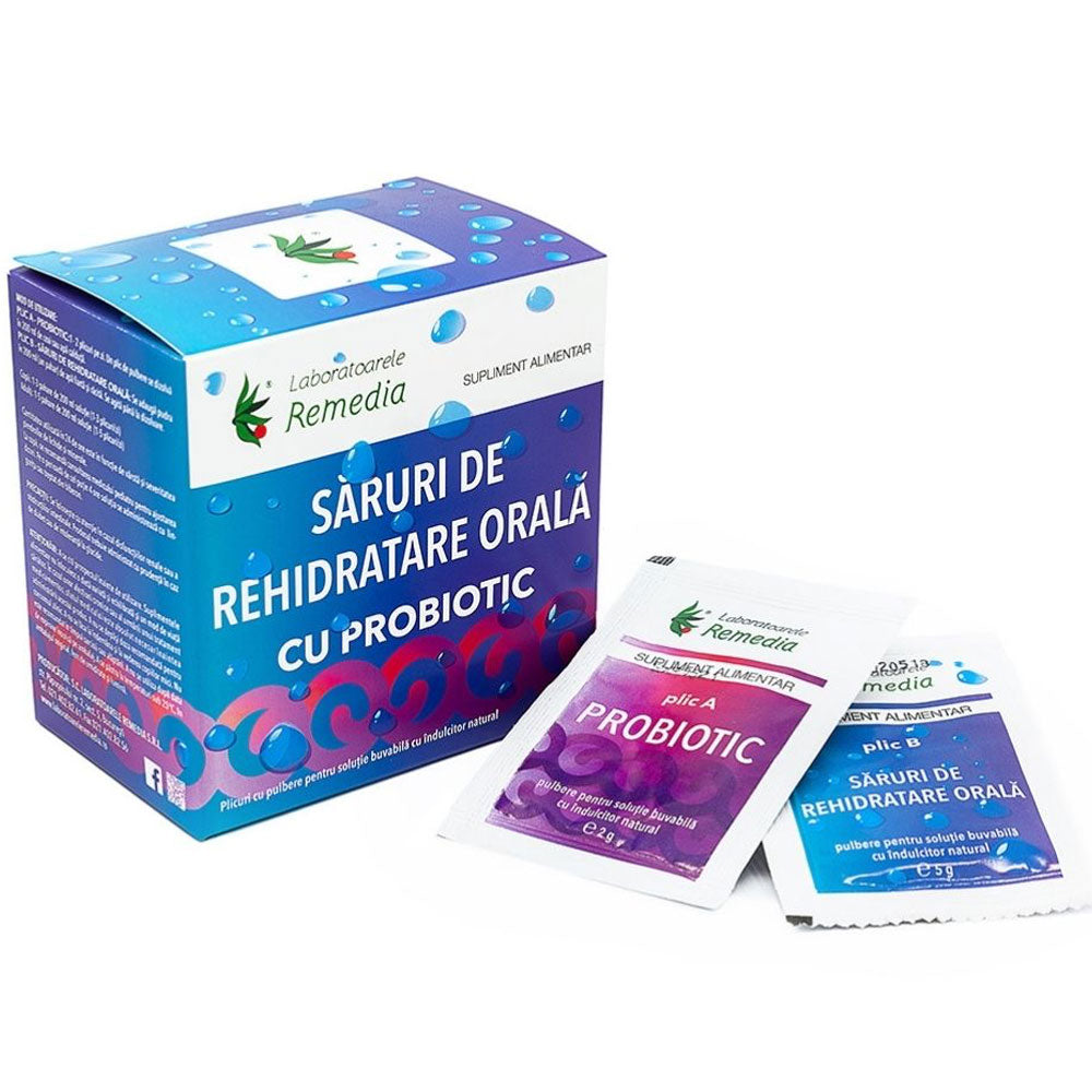 Saruri de rehidratare, 20 Plicuri, Laboratoarele Remedia