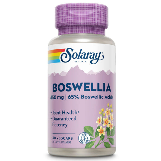 Boswellia Solaray 450mg, 30 Capsule Vegetale, Secom