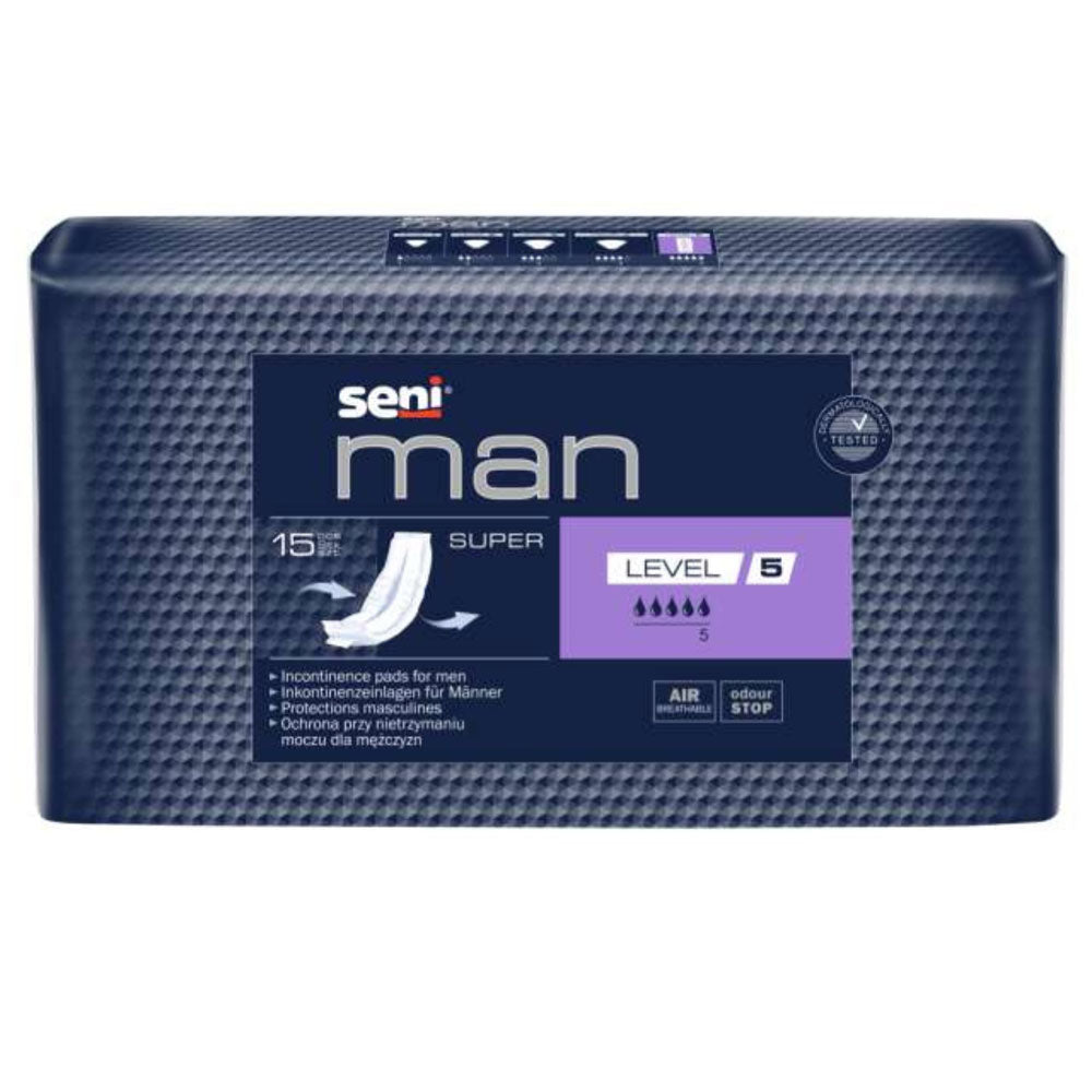 Absorbante urologice Seni Man Super, Level 5, 15 Bucati