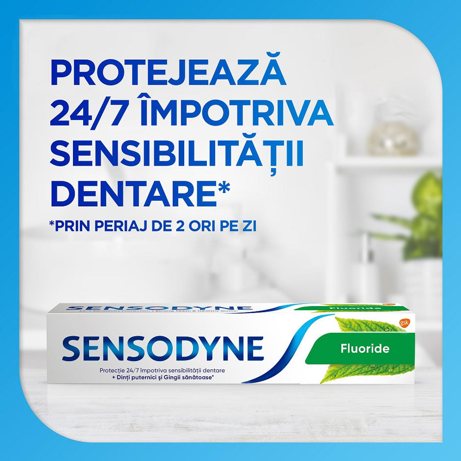 Pasta de dinti Fluoride, 100ml, Sensodyne