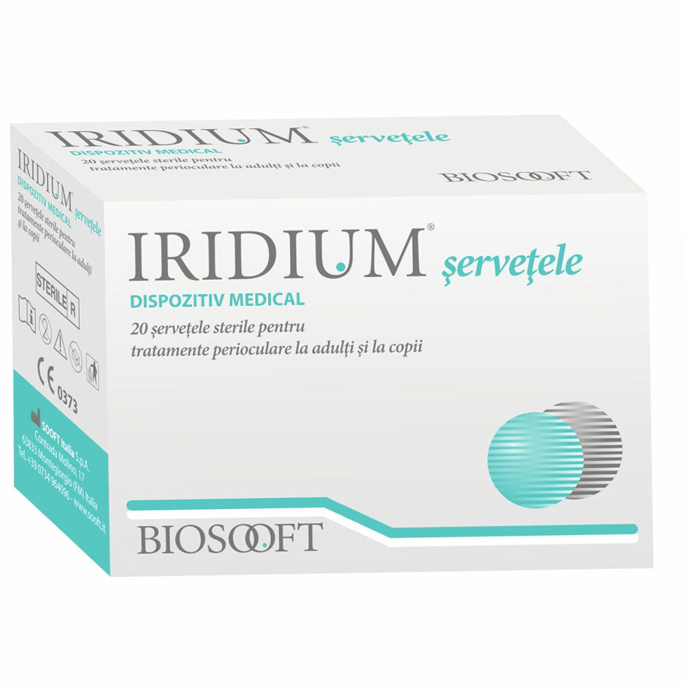 Servetele sterile Iridium, 20 Bucati, Biosooft