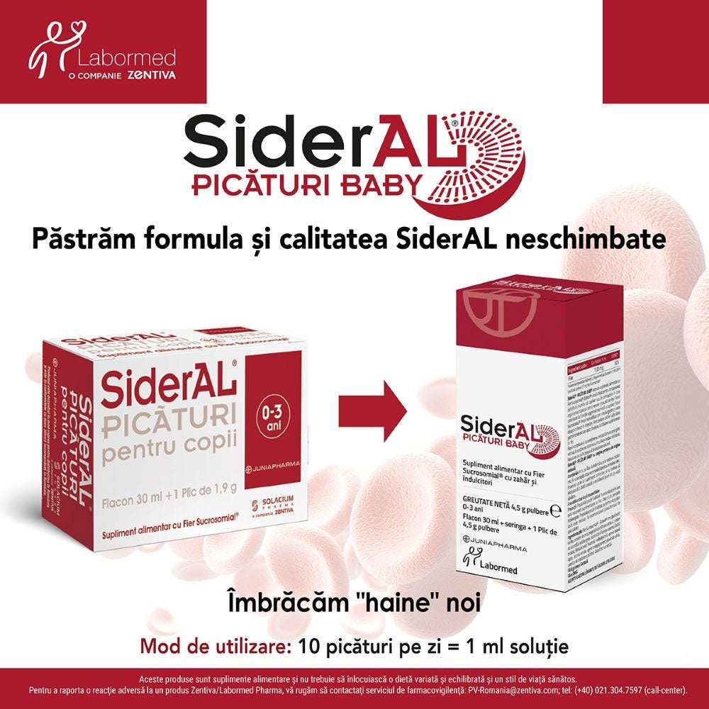 Picaturi Sideral Baby, 30ml, Labormed