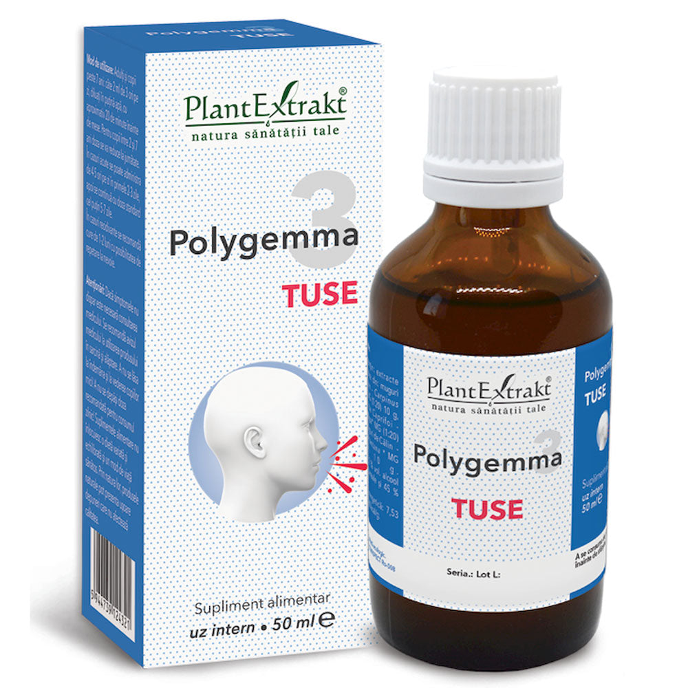 Sirop Polygemma 3 Tuse, 50ml, Plant Extrakt