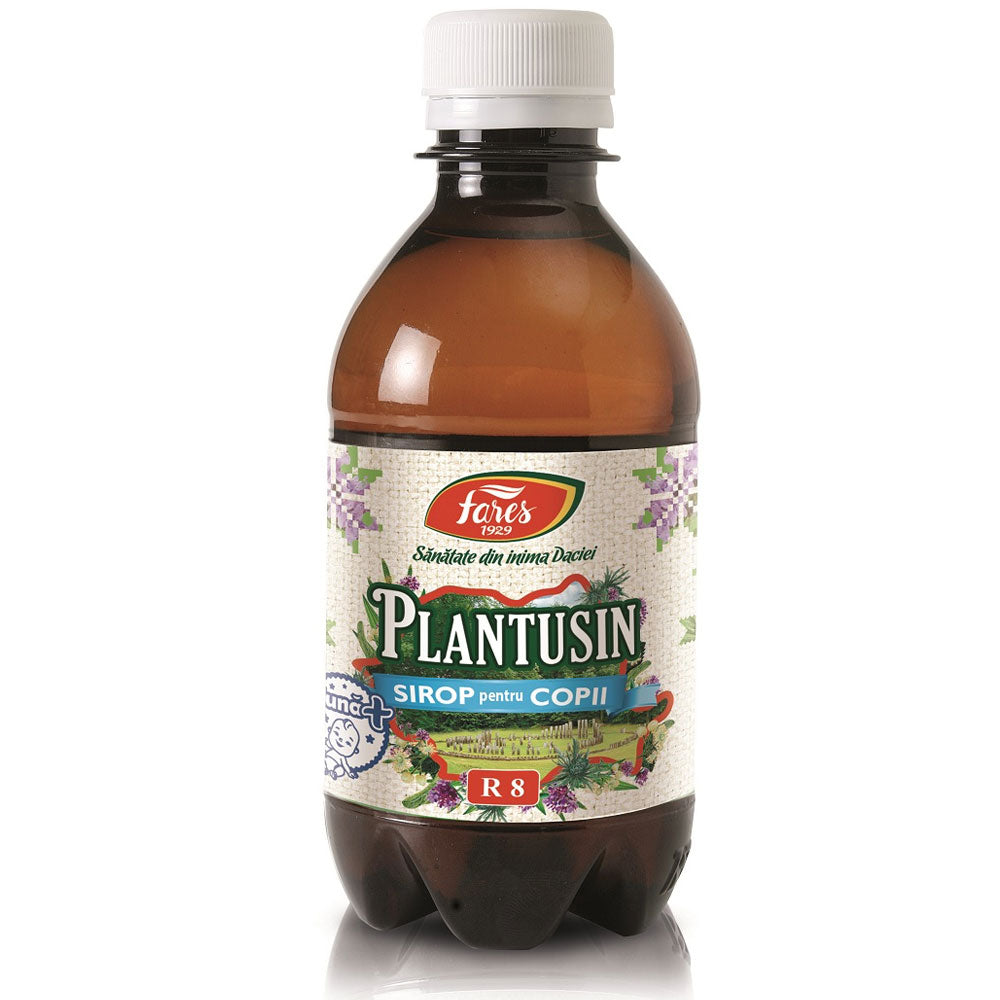 Sirop Plantusin R8 pentru Copii, 250ml, Fares