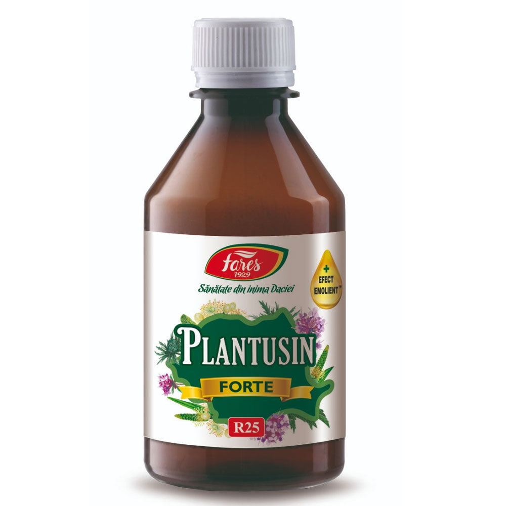 Sirop Plantusin Forte R25, 250ml, Fares