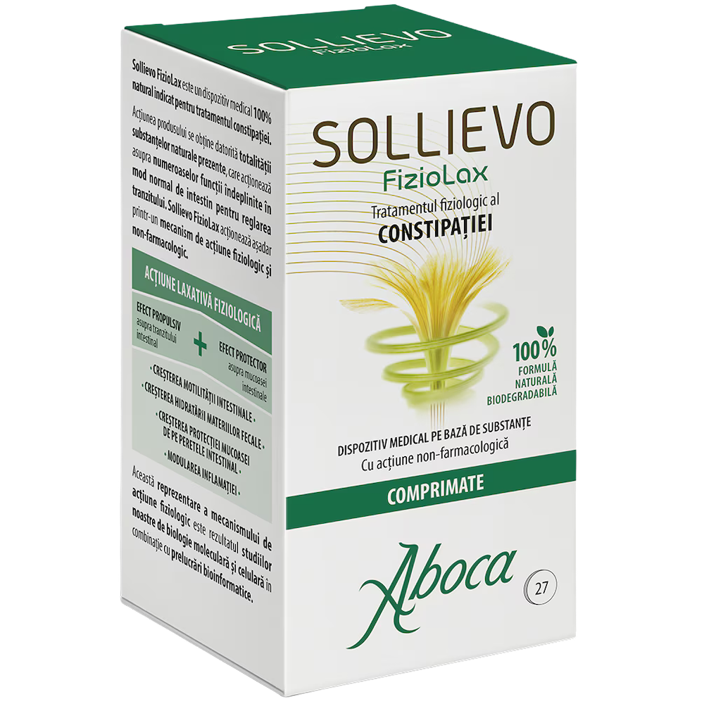 Sollievo Fiziolax DM, 27 tablete, Aboca