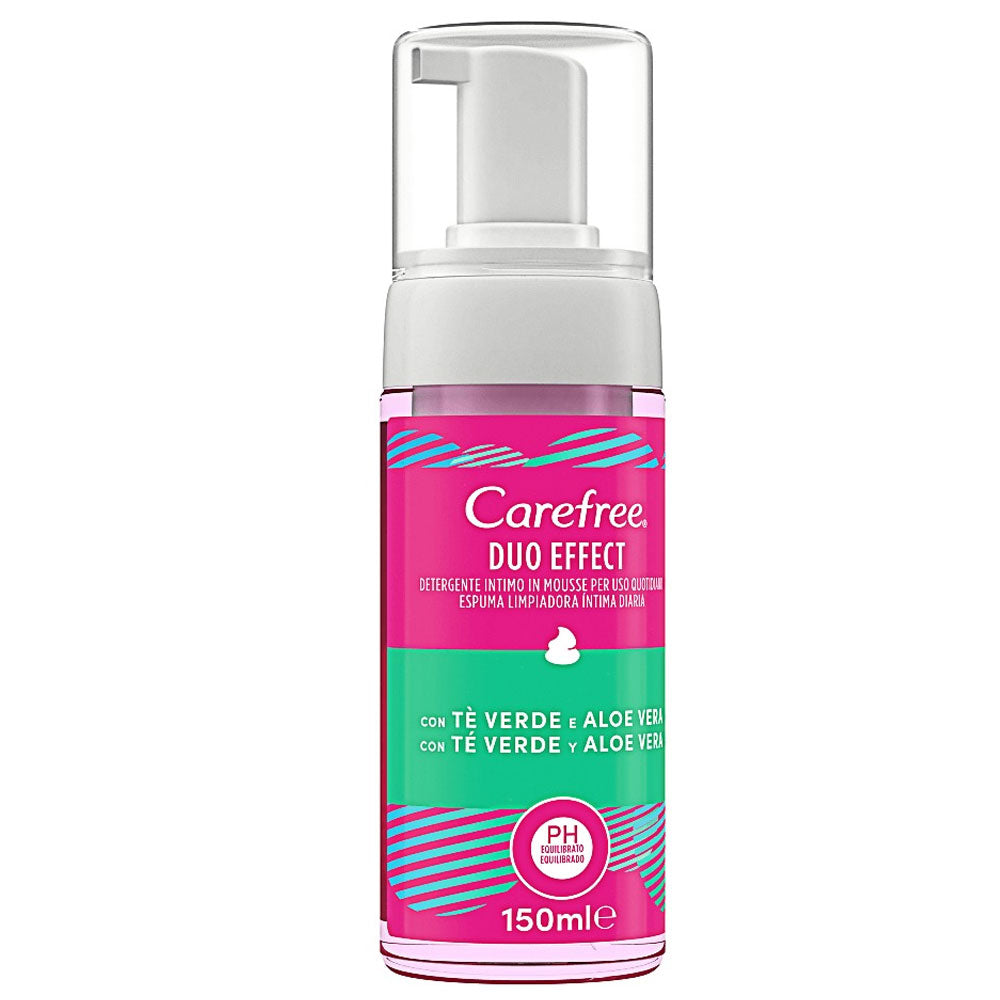 Spuma pentru igiena intima Carefree Duo Effect, 150ml