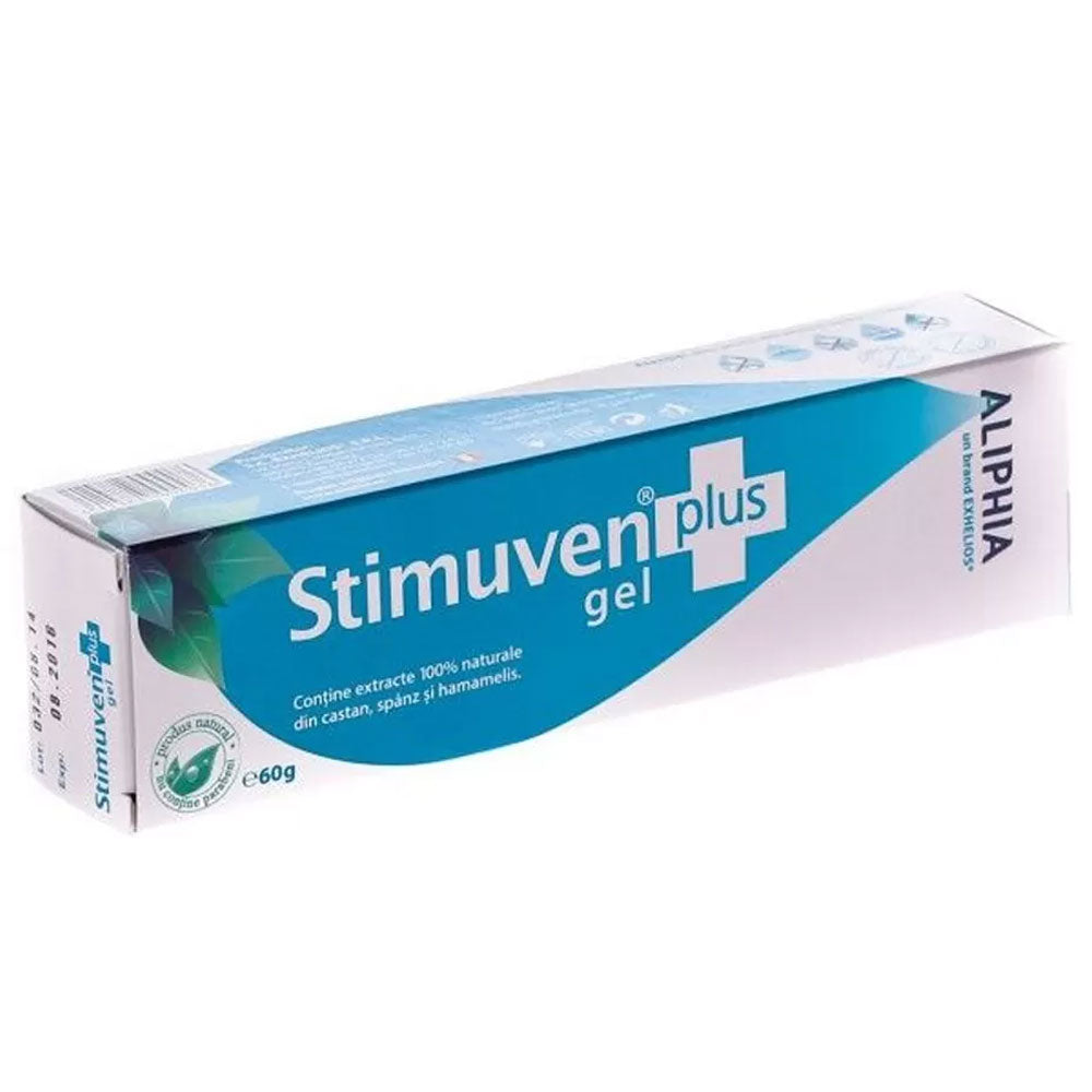 Gel pentru varice Stimuven Plus, Aliphia, 60g, Exhelios
