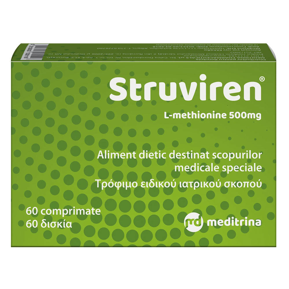 Struviren 500mg, 60 Comprimate, Meditrina Pharmaceuticals