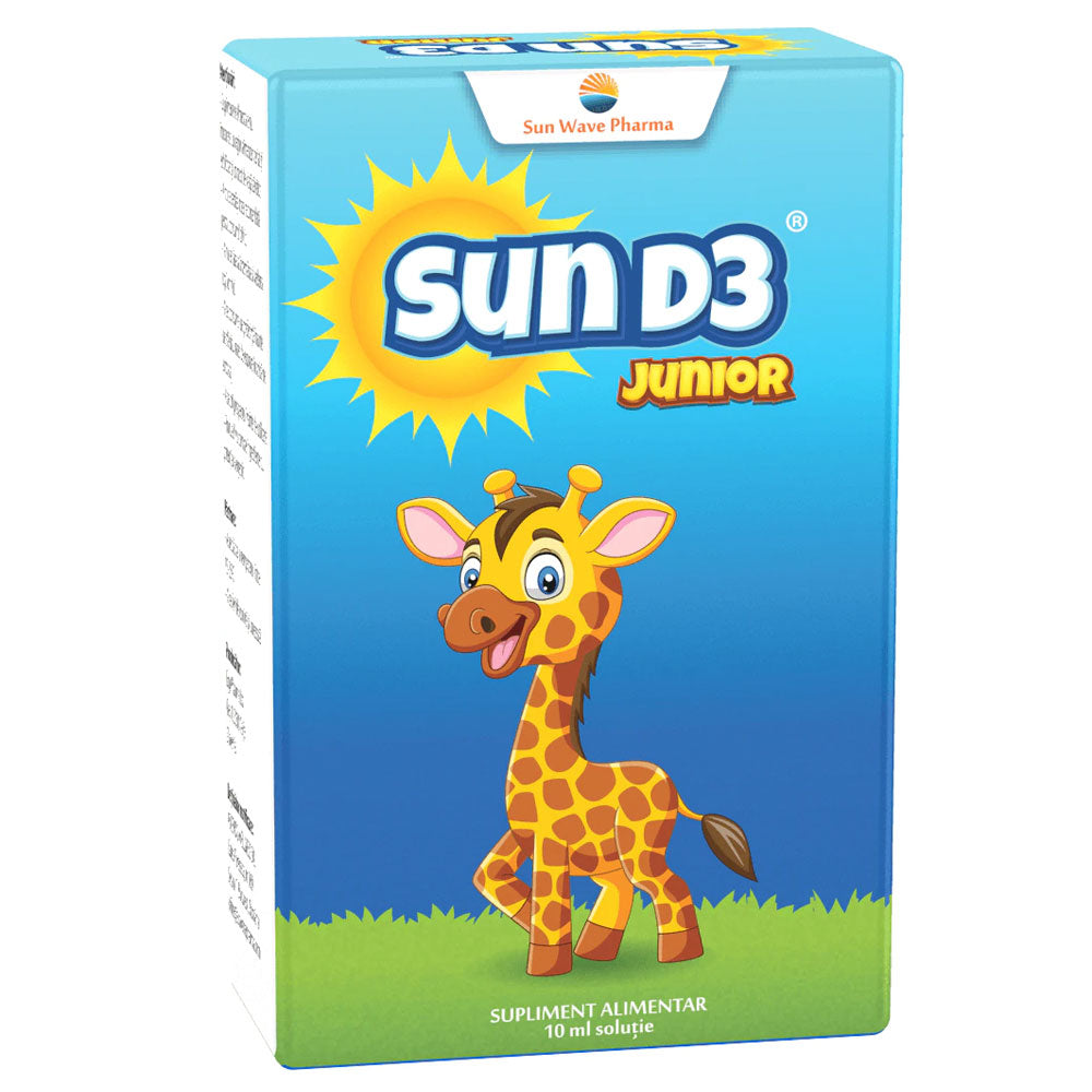 Sun D3 Junior Picaturi, 10ml, Sun Wave Pharma