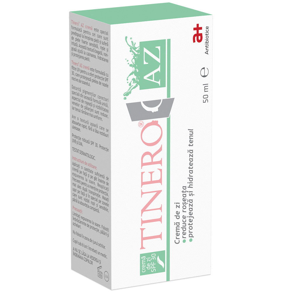 Crema de zi Tinero SPF 30, 50ml, Antibiotice