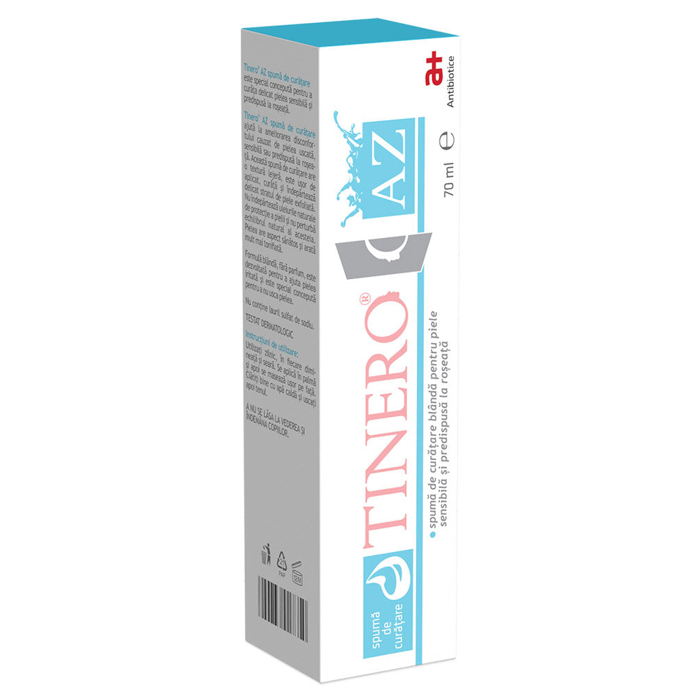 Spuma de curatare Tinero, 70 ml, Antibiotice