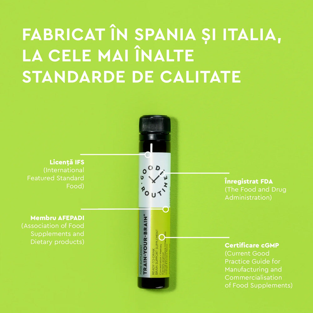 Train your brain, Good Routine, 9 x 25 ml