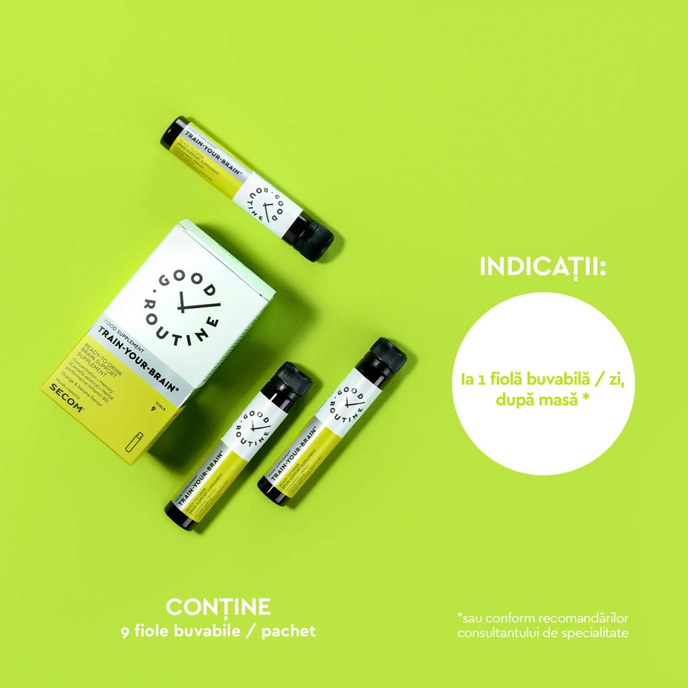 Train your brain, Good Routine, 9 x 25 ml