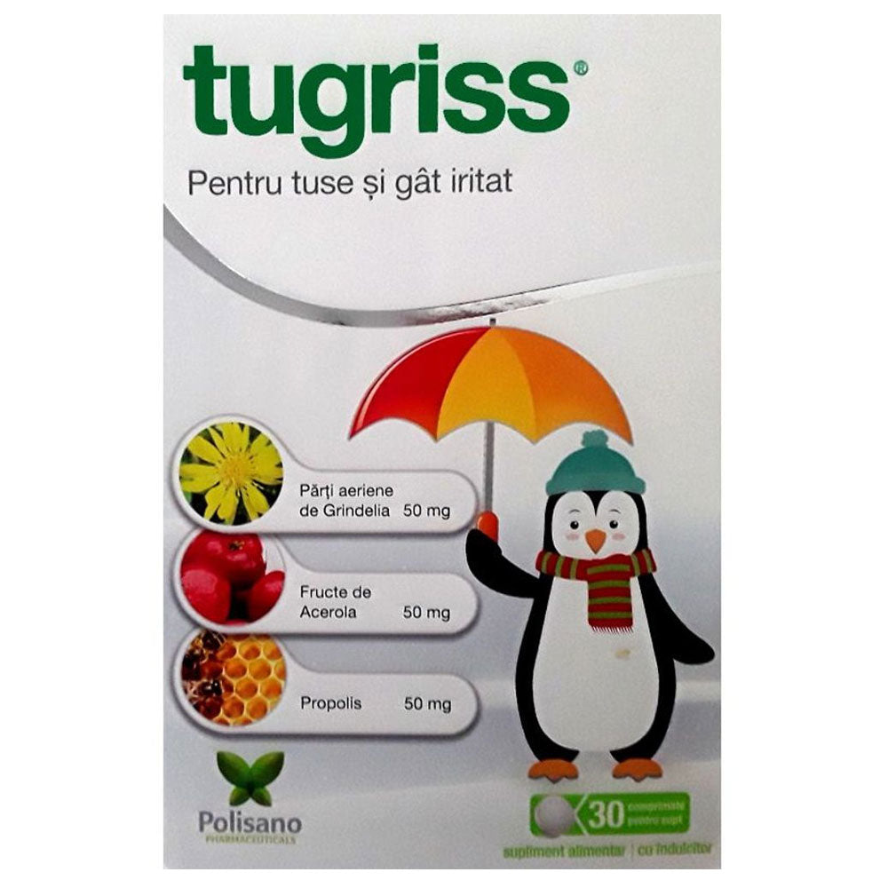 Tugriss, 30 comprimate, Polisano Pharmaceuticals