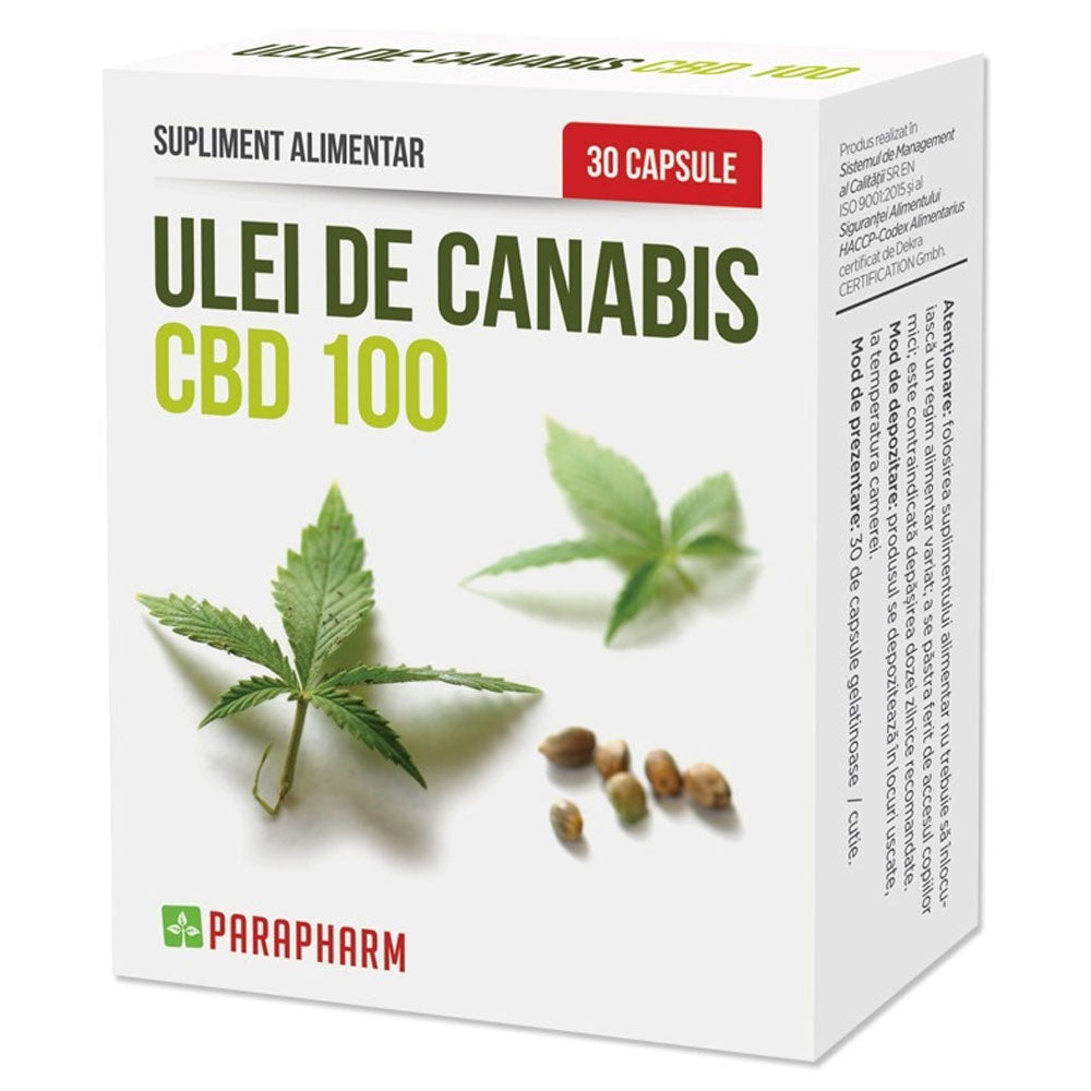Ulei de Canabis, 30 Capsule, Parapharm