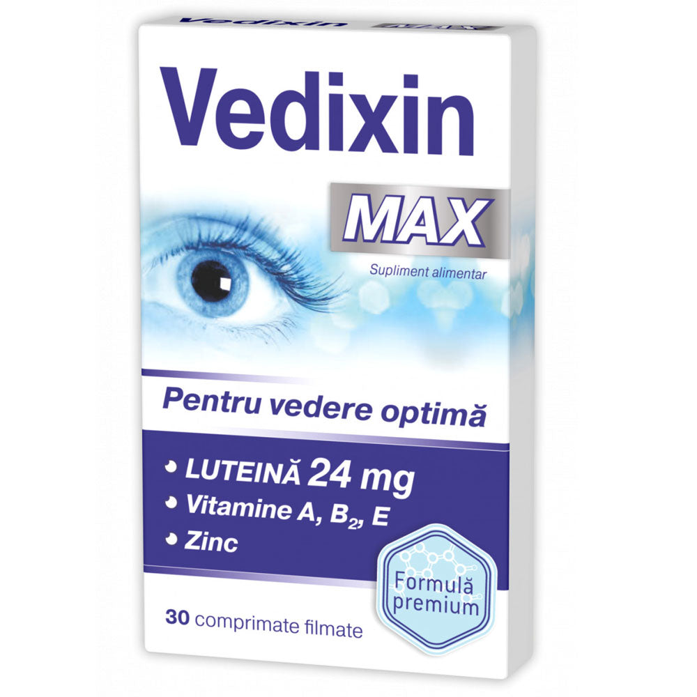 Vedixin Max pentru Vedere Optima, 30 Capsule, Zdrovit