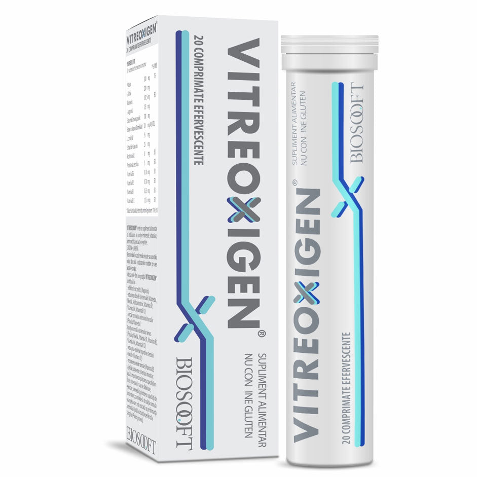 Vitreoxigen, 20 Comprimate Efervescente, Biosooft