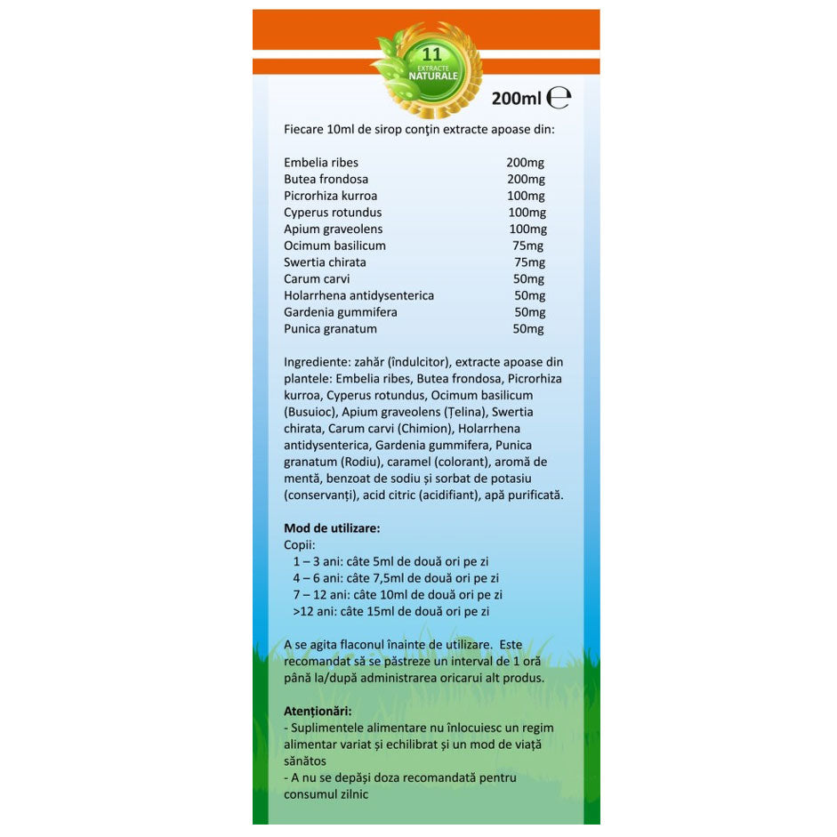 Sirop Wormex Sirop, 200ml, Sun Wave Pharma