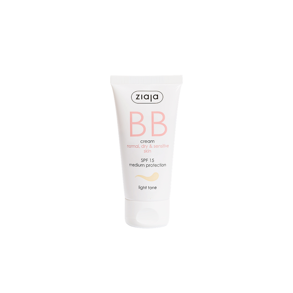 Crema BB cu SPF15 nuanta natural pentru ten normal uscat, 50 ml, Ziaja