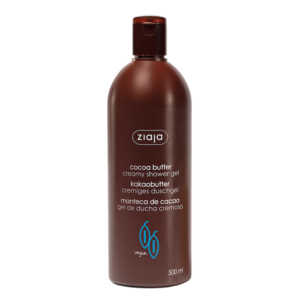 Gel de dus crema cu unt de cacao, 500 ml, Ziaja