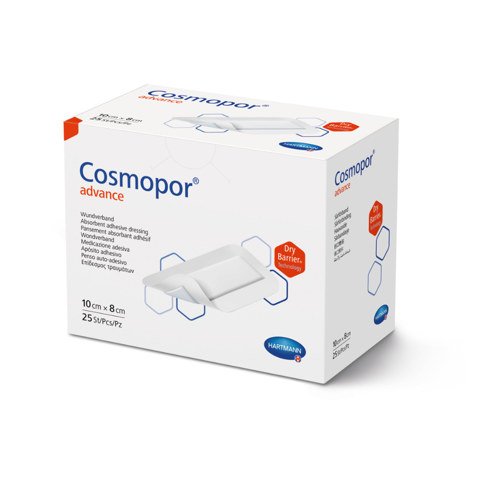 Cosmopor Advance Plasture 10cm x 8cm, 25 bucati, Hartmann