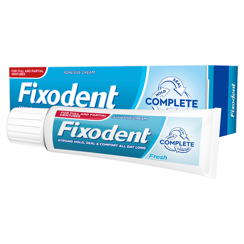 Crema adeziva pentru proteza dentara Complete Fresh, 47g, Fixodent