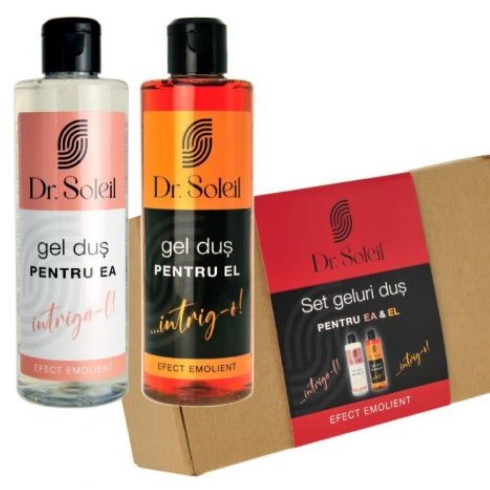 Set 2 geluri dus, pentru EA si pentru EL, 2 x 260 ml, Dr. Soleil