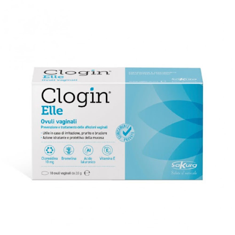 Ovule vaginale Clogin Elle, 10 ovule, Sakura