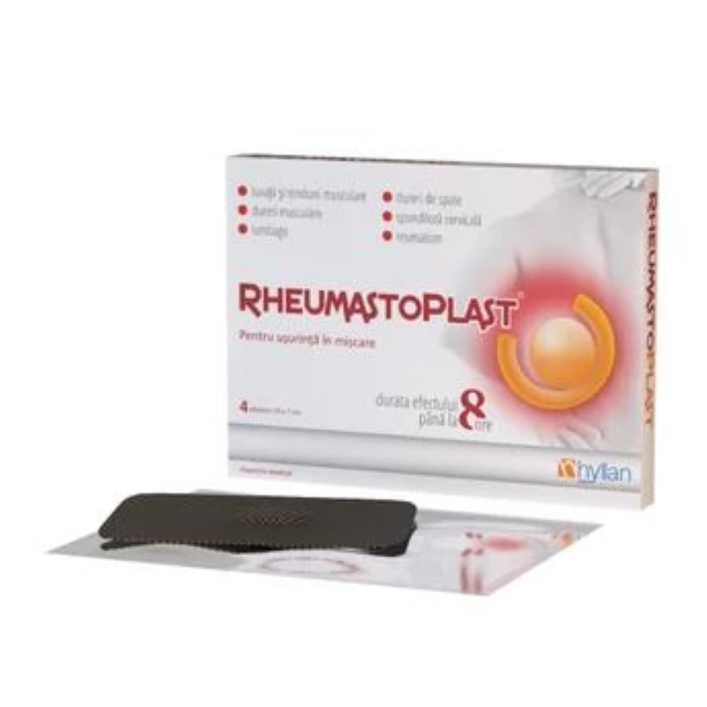 RheumastoPlast, 4 plasturi, Hyllan Pharma